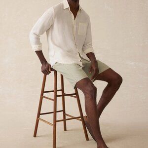 Faherty Laguna Linen Shirt, Size M